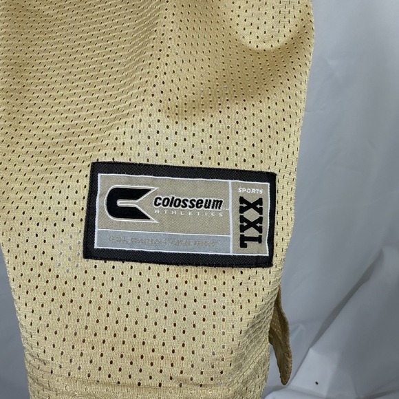 VTG Purdue Boilermakers Colosseum Athletics #18 Football Gold Jersey Sz Men's M - Picture 2 of 7